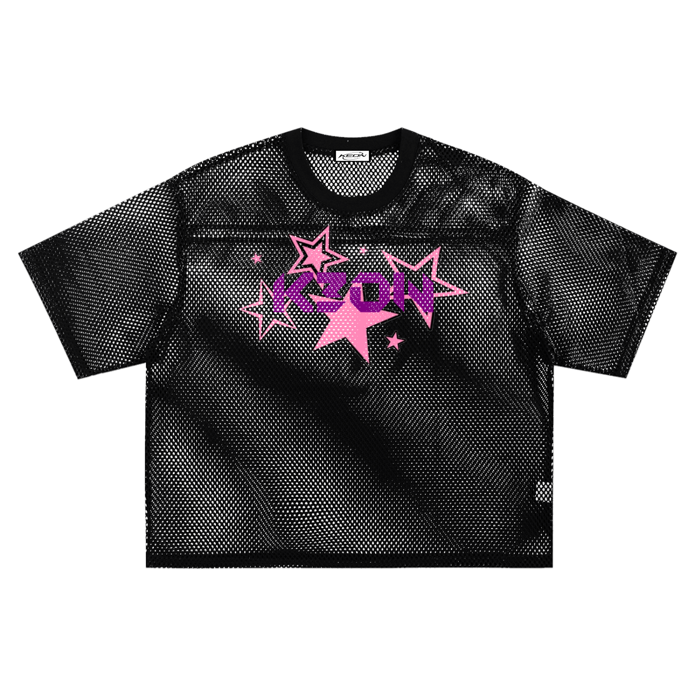 See-through Boxy Net T-Shirt