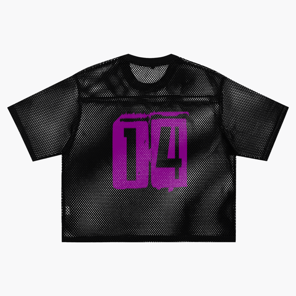 See-through Boxy Net T-Shirt